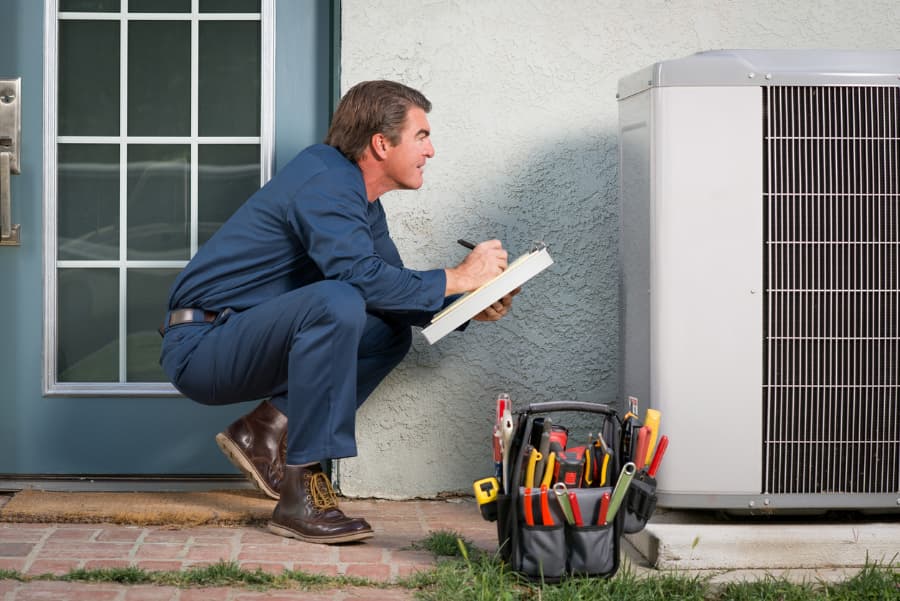 Fall AC services include scheduling visits from professional technicians  
